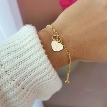 Pulseira Love You – Banhado a Ouro (cód. z.8-E)